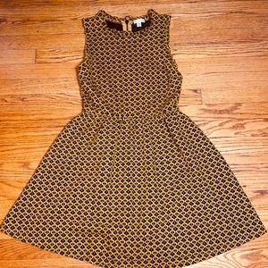 Jacquard Print Mini Dress